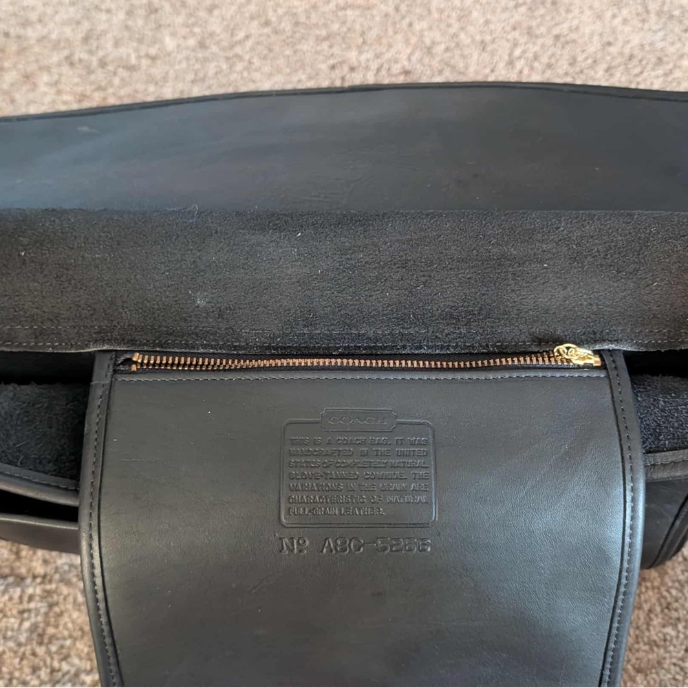 Coach 90s Black Beekman Leather Briefcase — Excellent condition! - Picture 7 of 8
